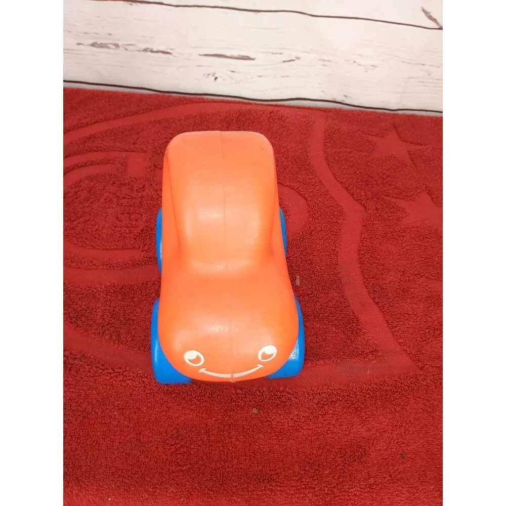 Vintage‎ Orange Little Tikes My First Wheels Chunky Toddler Car